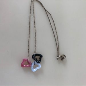 Tiffany & Co. Three Heart Necklace